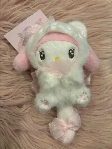 산리오 밀키 고양이 마스코트 키링 마이멜로디