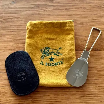 IL BISONTE 일비종떼 슈혼 가죽 블랙