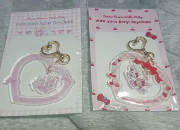 메조피아노 키티 팝업 흔들흔들 아크릴 키체인