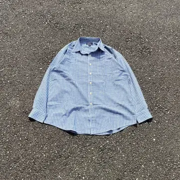 00년대 unknown 블루 체크 셔츠 cityboy 아카이브