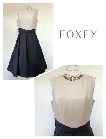 폭시 뉴욕 바이컬러 원피스 레어 42