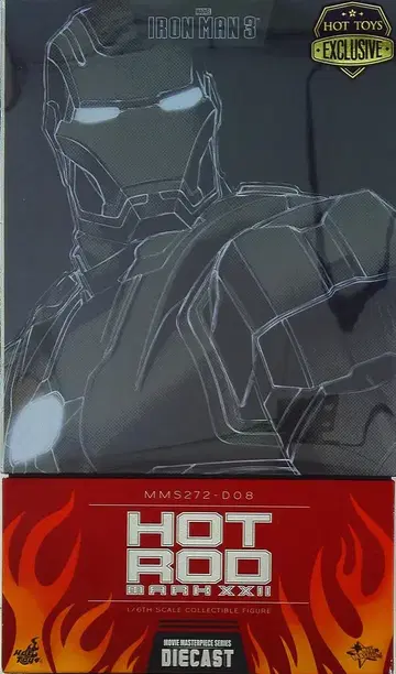 핫토이 무비 마스터피스 다이캐스트 아이언맨 마크 22 핫로드 MMS272