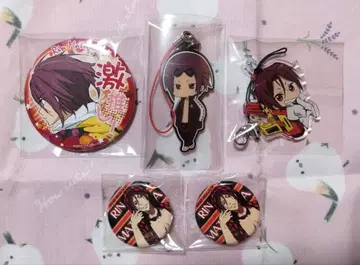 Free! 마츠오카 린 캔뱃지 아크릴 참 5점