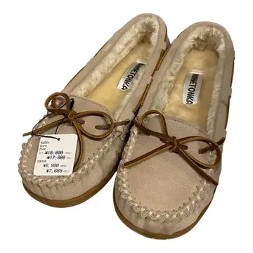 MINNETONKA 미네통카/ 베이지 모카신 24cm