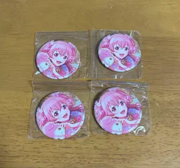 프로세카 모모이 아이리 글리터 캔뱃지 산리오 콜라보 특전 4개