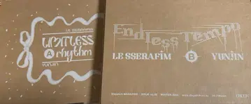 르세라핌 DICON 윤진 A B 2종 세트 개봉 완료