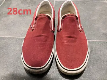 Vans 슬립온 레드 브라운