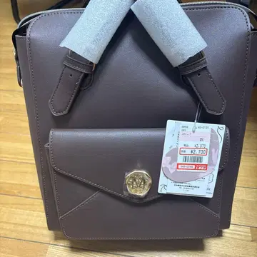 시마무라 아오키 미사코 콜라보 백팩 브라운