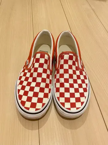 VANS 슬립온 오렌지 23