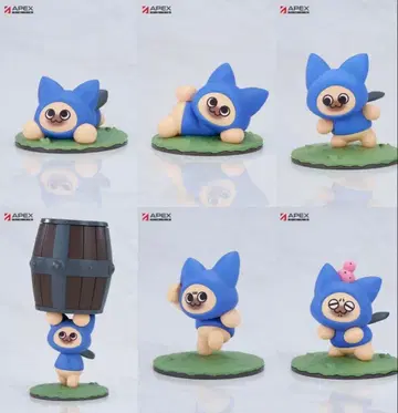 몬스터 헌터 라이즈 아이루 블라인드 박스 피규어 6종 세트