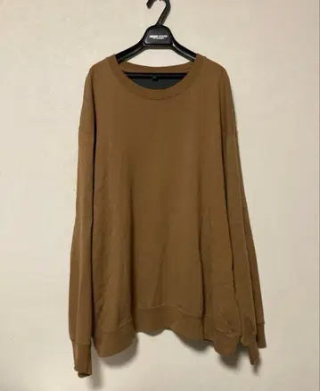 [ 레어 사이즈 ] 유니클로 맨투맨 4XL 브라운