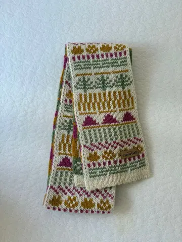 mont-bell 페어아일 패턴 머플러