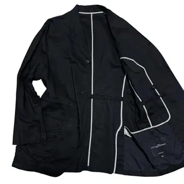 TOPVALU Premium 탑밸류 린넨 자켓 네이비 LLL