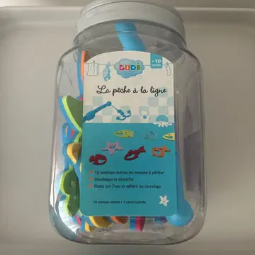 LUDI 목욕탕 낚시 세트 욕실에서 물고기 낚시