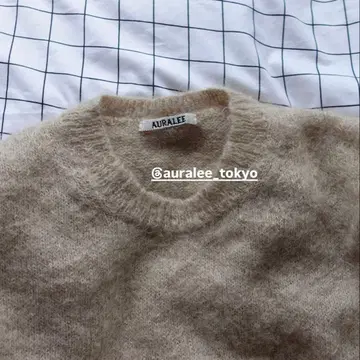 AURALEE BRUSHED SUPER KID MOHAIR KNIT 3