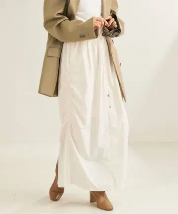 미사용 plage 파라슈트 개더 스커트