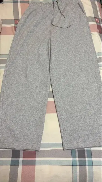 UNIQLO C 맨투맨 와이드 팬츠 그레이 M 사이즈 유니클로