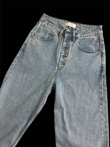 decade 새상품 라이트 블루 스트레이트 데님 하이웨스트