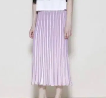 새상품급 그레이스 콘티넨탈 바이컬러 니트 스커트 핑크