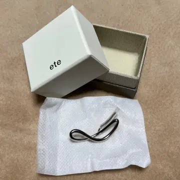 ete 실버 925 후프 링 이어커프 한쪽만