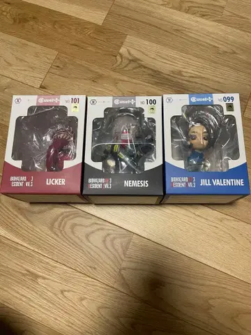 바이오하자드 Cutie1 플러스 피규어 3세트 질 에메시스 리커