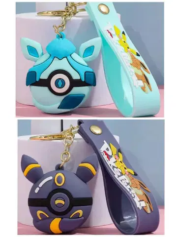 부스터즈 몬스터 블래키 글레이시아 2개 로고 참 키링