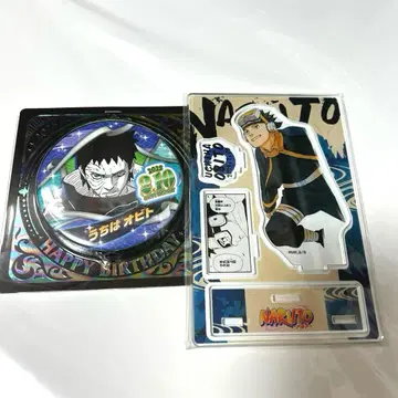 NARUTO 우치하 오비토 생일 명장면 디오라마 피규어 캔뱃지
