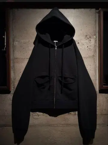 TASKS Cut Out Zip Up Sweat Hoodie 지퍼 후드티