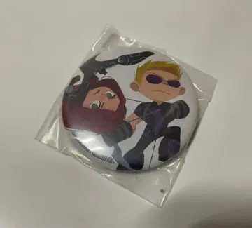 MARVEL 호크아이 블랙 위도우 캔뱃지