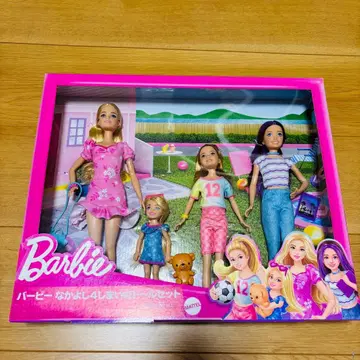 바비 다정한 4자매 인형 세트