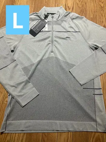 제이 린드버그 그레이 하프 지퍼 셔츠 남성용