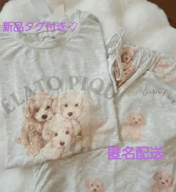 GELATO PIQUE 토이 푸들 룸웨어 숏팬츠 택 포함 새상품 세트