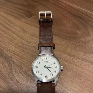 MHL. 아날로그 손목시계 여성용 브라운