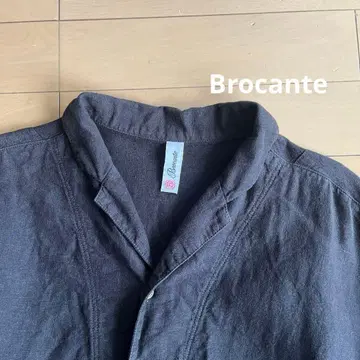 Brocante 린넨 캔버스 씰 자켓