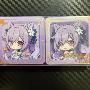 각청 원신 찬란한 밤의 연회 아크릴 블록 스탬프 공식 정품