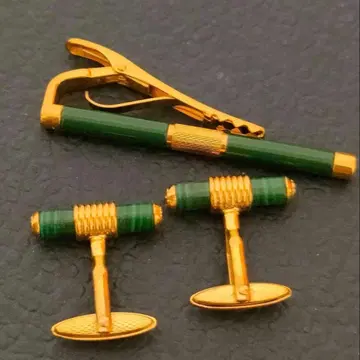 dunhill 던힐 맬러카이트 넥타이핀 커프스