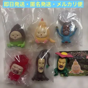 코비토즈칸 앉아 마스코트 4와 리틀 하나가시라 6점 세트