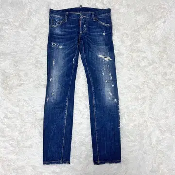 DSQUARED2 디스퀘어드 데미지 가공 스트레치 데님 42