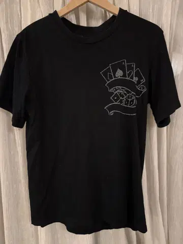 NUMBER NINE Shambles 카드놀이 T셔츠 블랙 S