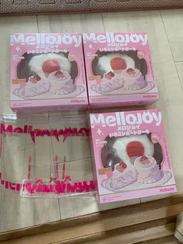 Mellojoy 쇼트 케이크 메로 조이 슬라이스 부속품 포함