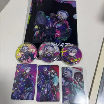 니지산지 후와 미나토 Stun Mode Type 캔뱃지, 사진풍 카드