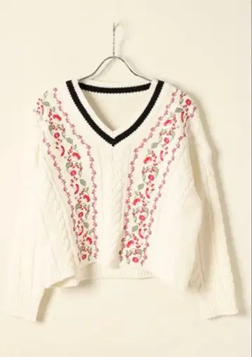 그레이스 콘티넨탈 니트 케이블 자수 36