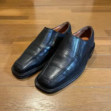 70s FLORSHEIM 스퀘어토 로퍼 드레스 블랙 27 상당