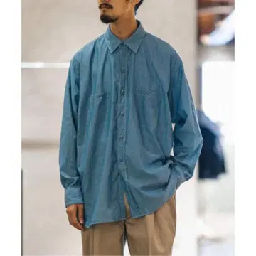 Ets.MATerIAUX 샴브레이 셔츠