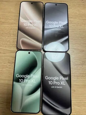 Google Pixel 10 Pro XL 4색 세트 모형