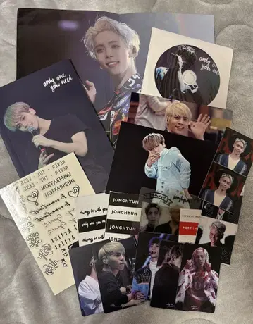 SHINee 종현 팬카페 사진집 DVD