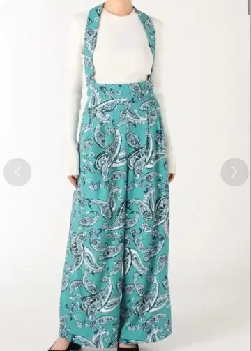 새상품 LAGUNAMOON 페이즐리 홀터 팬츠 M