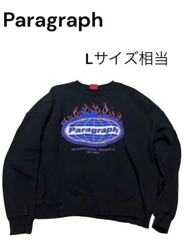 Paragraph 패러그래프 맨투맨 L 사이즈 한국 스트릿 남성용