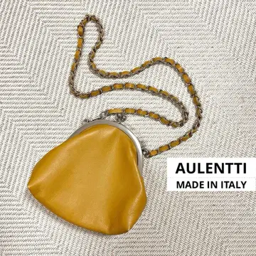 [ 새상품급 ] 오우렌티 클래스프 숄더백 가마구치 체인 스트랩