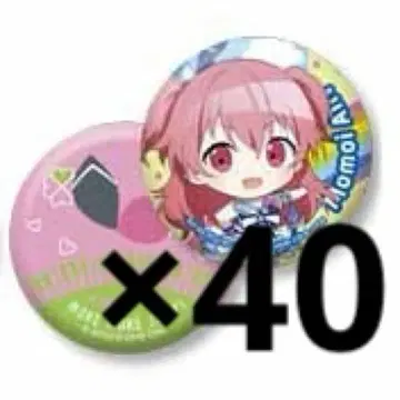 모모이 아이리 세가 럭키 쿠지 캔뱃지 세트 40개